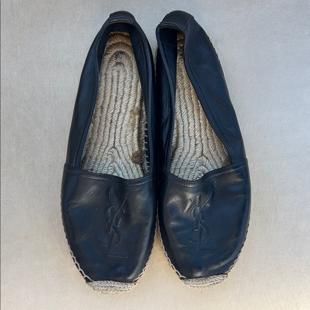 Yves Saint Laurent Black Espadrilles